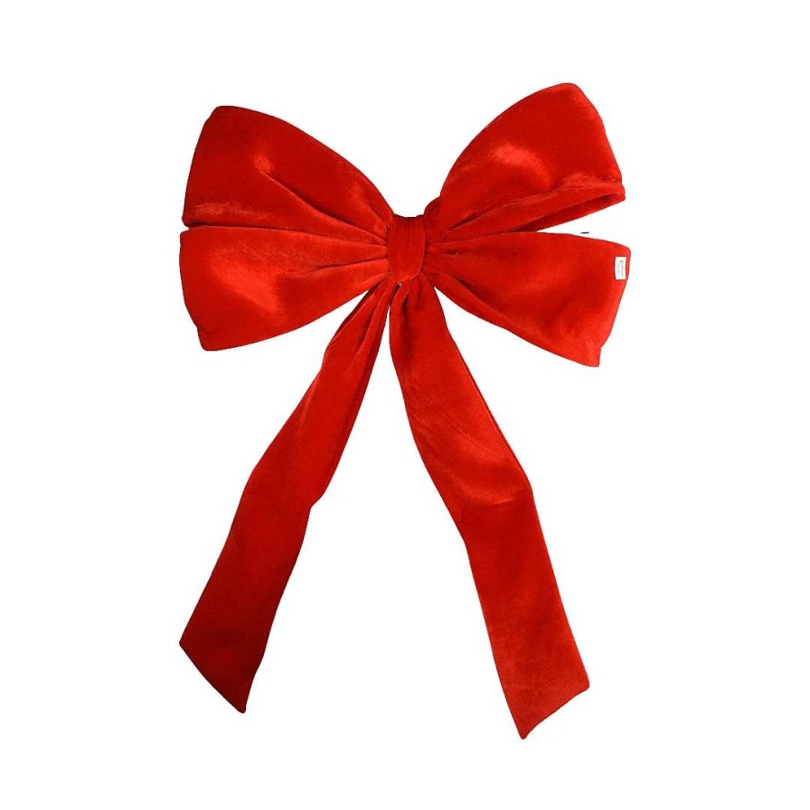 Direct Export Co. Ribbon | Red Velvet Bow, 39"