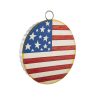 The Round Top Collection Table Decor | American Flag Charm