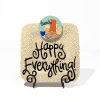 Happy Everything Table Decor | Black Swirl Mini Plate Stand By Happy Everything!