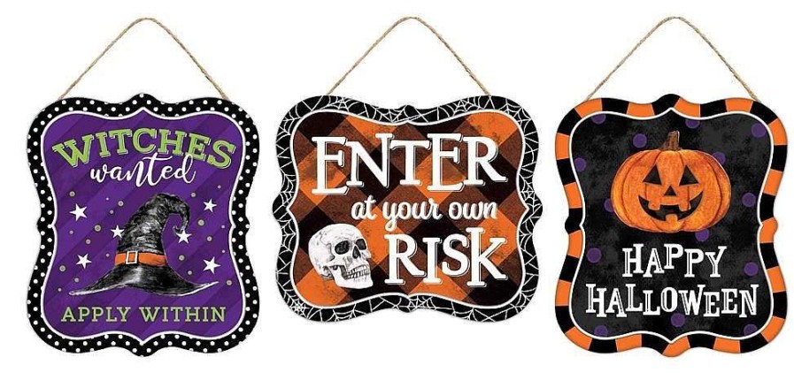 Craig Bachman Wall Decor | Risk Halloween Sign