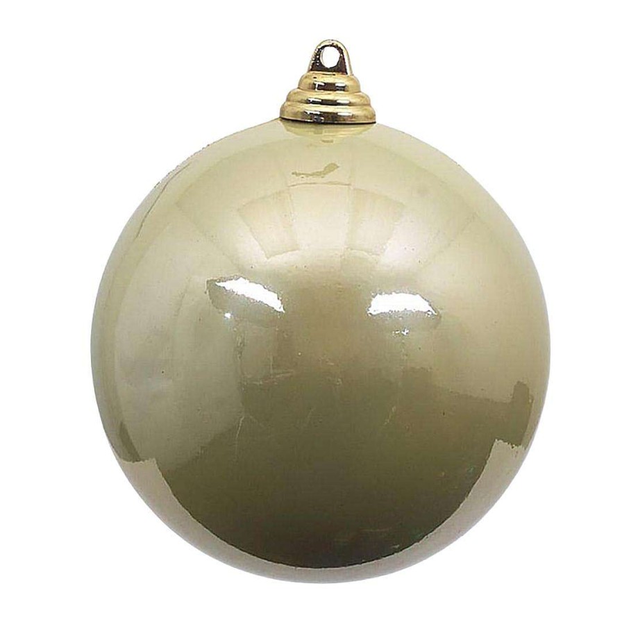 Farrisilk Ball Ornaments | Platinum Candy Apple Ball Ornament, 6"