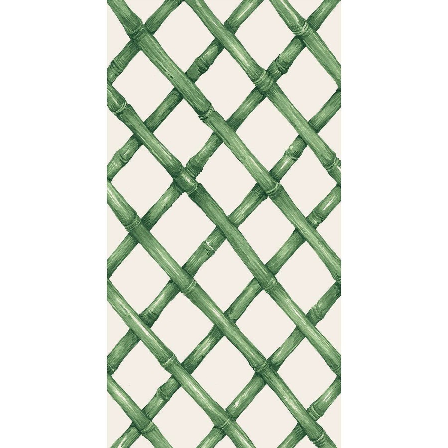 Hester & Cook Spring | Green Lattice Guest Napkin Set