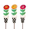 The Round Top Collection Pot Stakes | Elegant Zinnia Pot