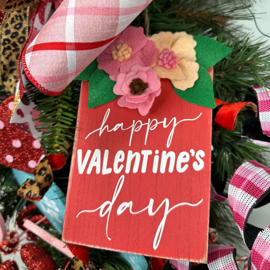 Direct Export Co. Focal Points | Red Floral Valentine'S Day Ornament