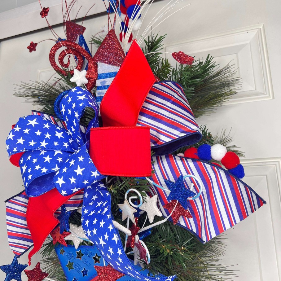 Miss Cayce's Miss Cayce'S Creations | Patriotic Star Teardrop, Long