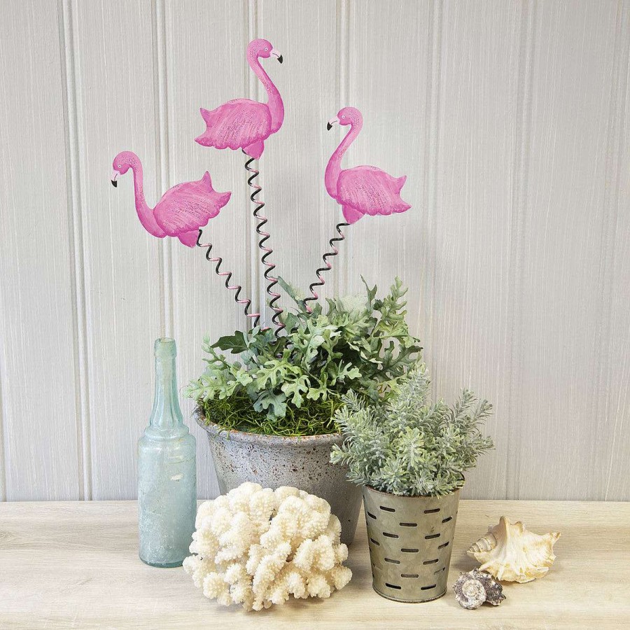 The Round Top Collection Spring | Flamingo Trio Stake