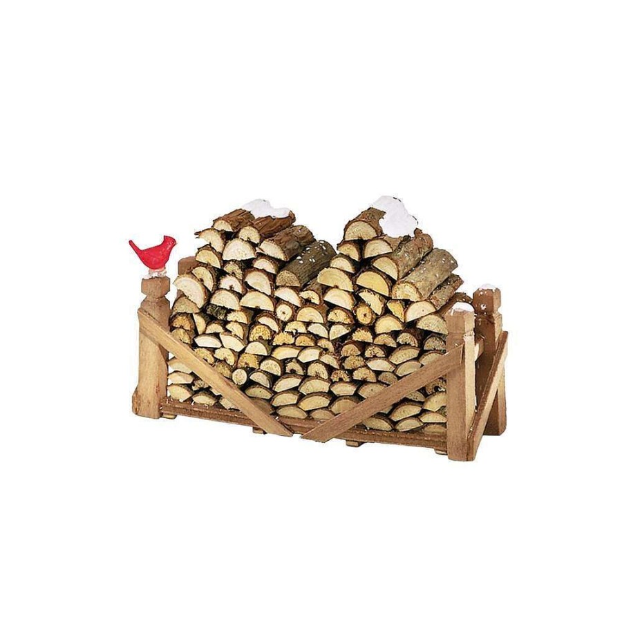 Department 56 Table Decor | Log Pile Dept. 56 Village