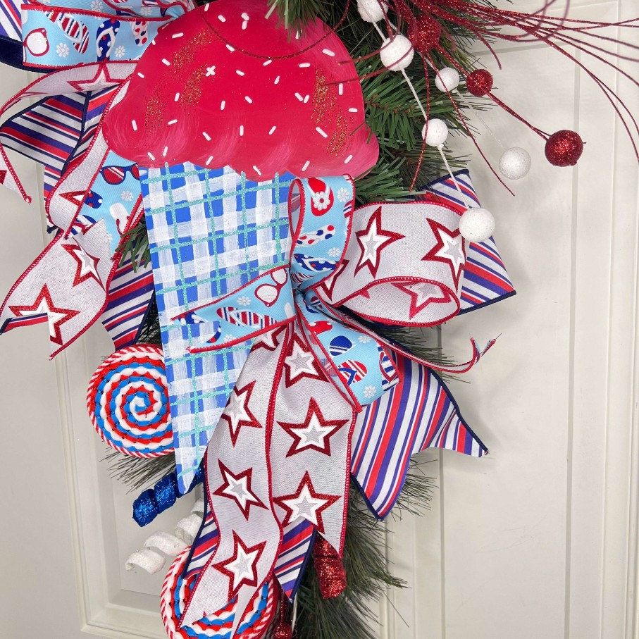 Miss Cayce's Miss Cayce'S Creations | Patriotic Sweet Treat Teardrop