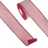 RAZ Ribbon | Red And White Pinstripe Ribbon, 2.5" X 10Yd