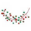 Craig Bachman Garlands | Glitter Ball Garland In Red And Emerald, 5'