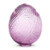 RAZ Focal Points | Purple Swirl Patterned Glass Egg, 6"