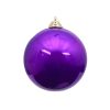 Farrisilk Mardi Gras | Purple Candy Apple Ball Ornament, 4"