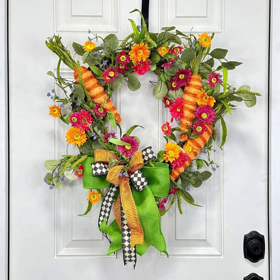 Miss Cayce's Door Decor | Ring Of Spring Wreath