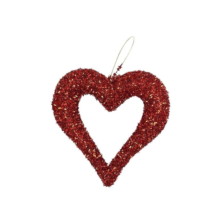 Craig Bachman Signs | Glitter Hollow Heart Ornament