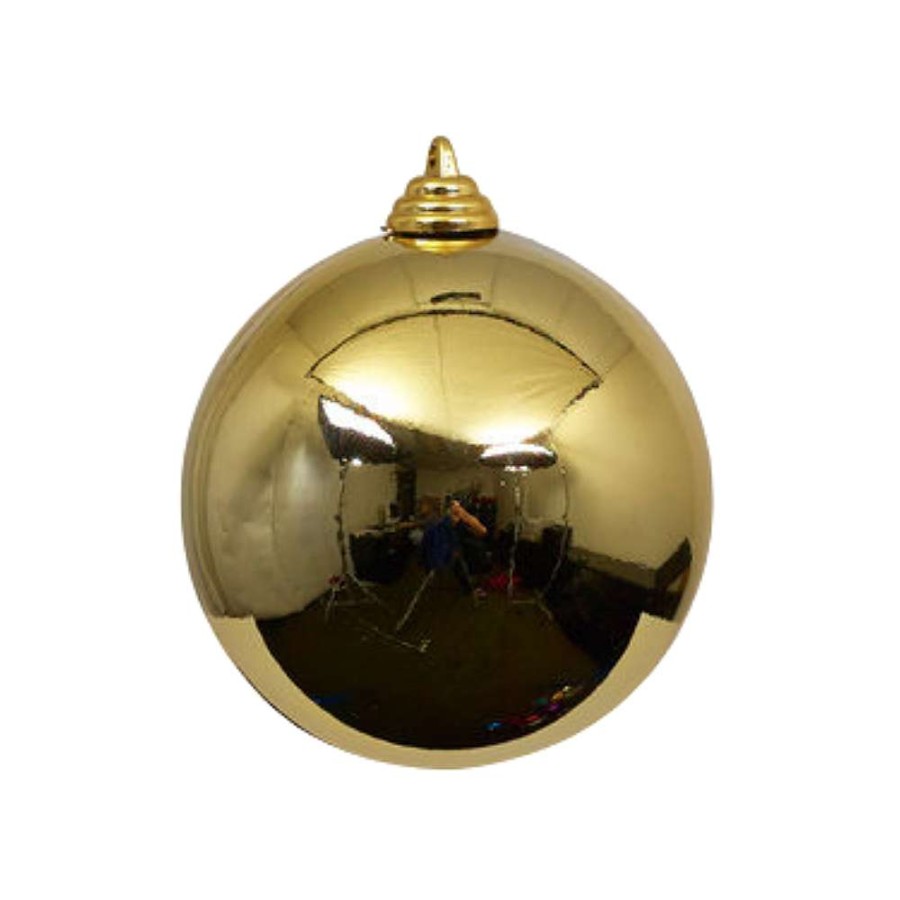 Farrisilk Ball Ornaments | Gold Shiny Ball Ornament, 6"