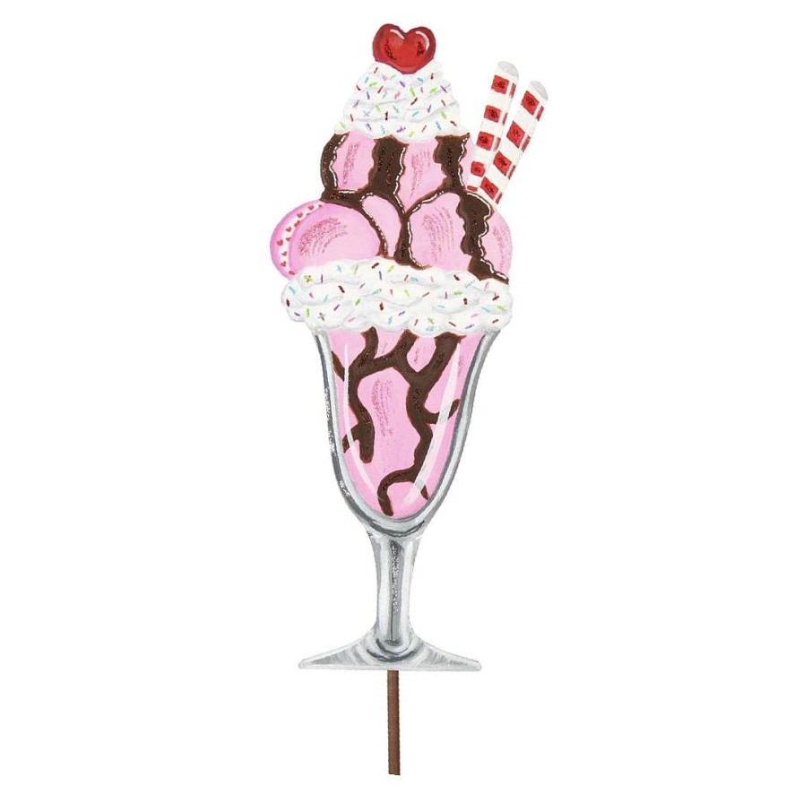 The Round Top Collection Pot Stakes | Cherry Heart Ice Cream Sundaes