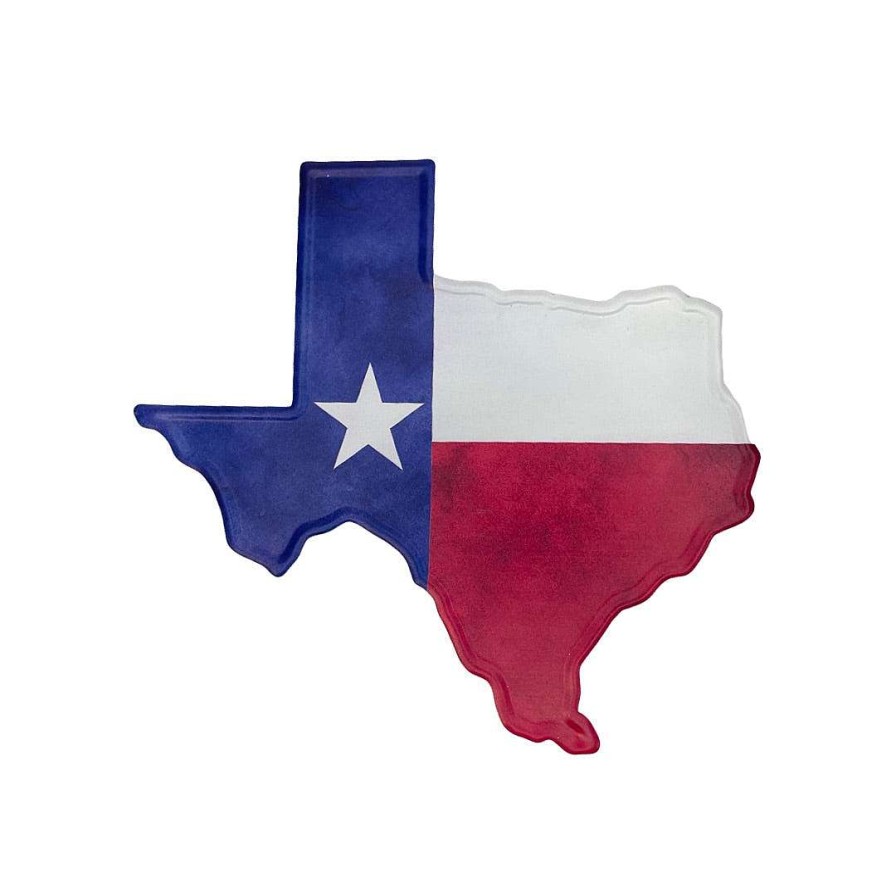 Craig Bachman Table Decor | Metal Texas Flag