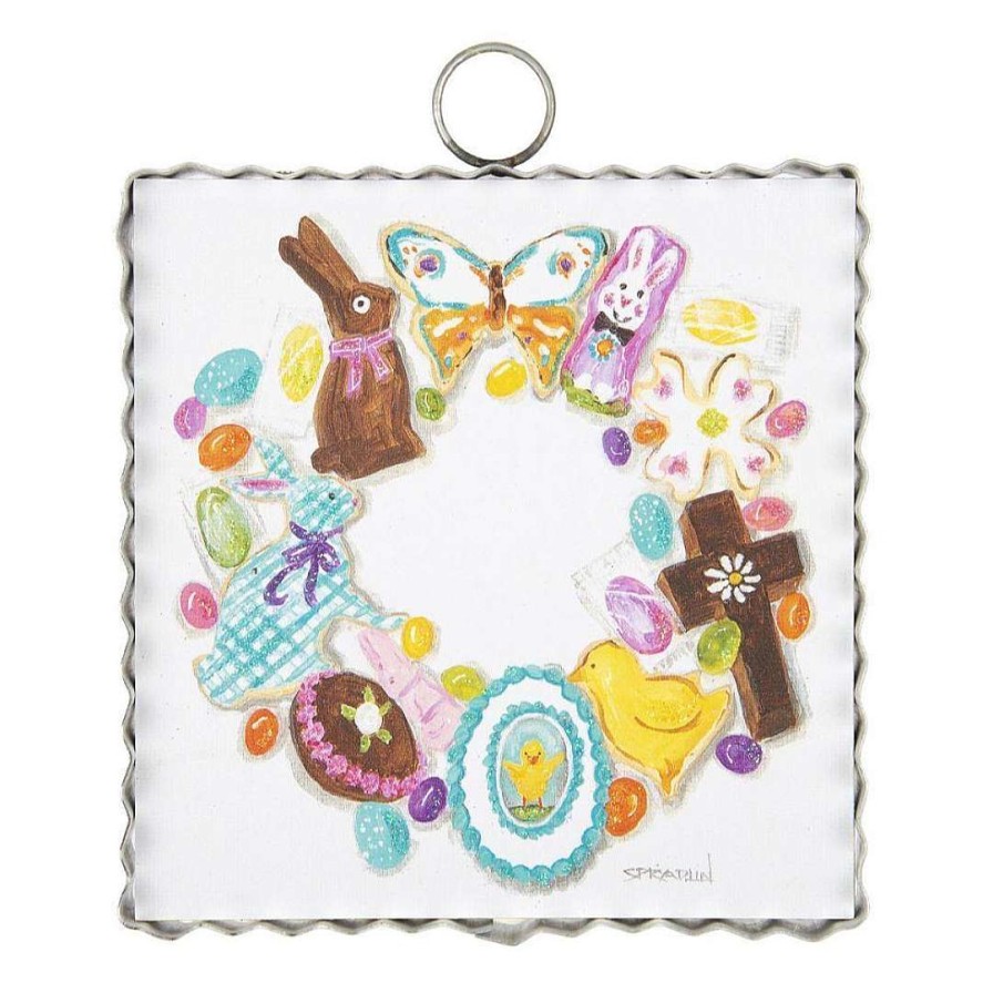 The Round Top Collection Wall Decor | Easter Wreath Mini Gallery Art