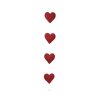 Burton & Burton Table Decor | Red Hanging Heart Novelty Garland