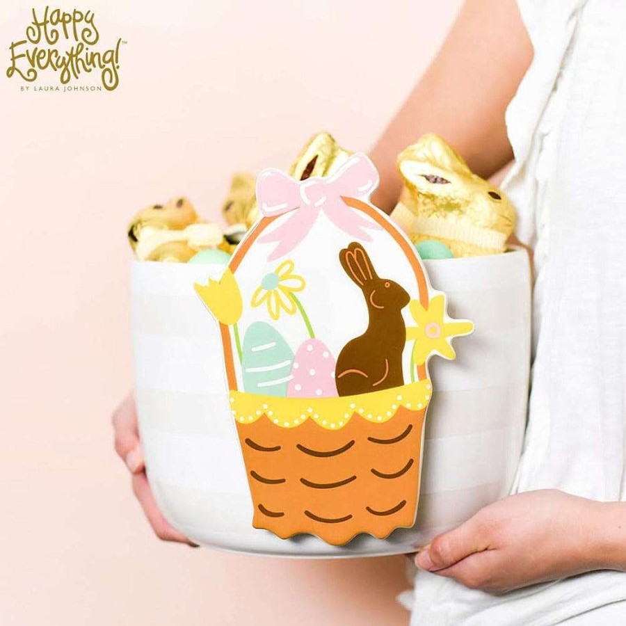 Happy Everything Spring Happy Everything | Bunny Basket Big Attachment By Happy Everything!