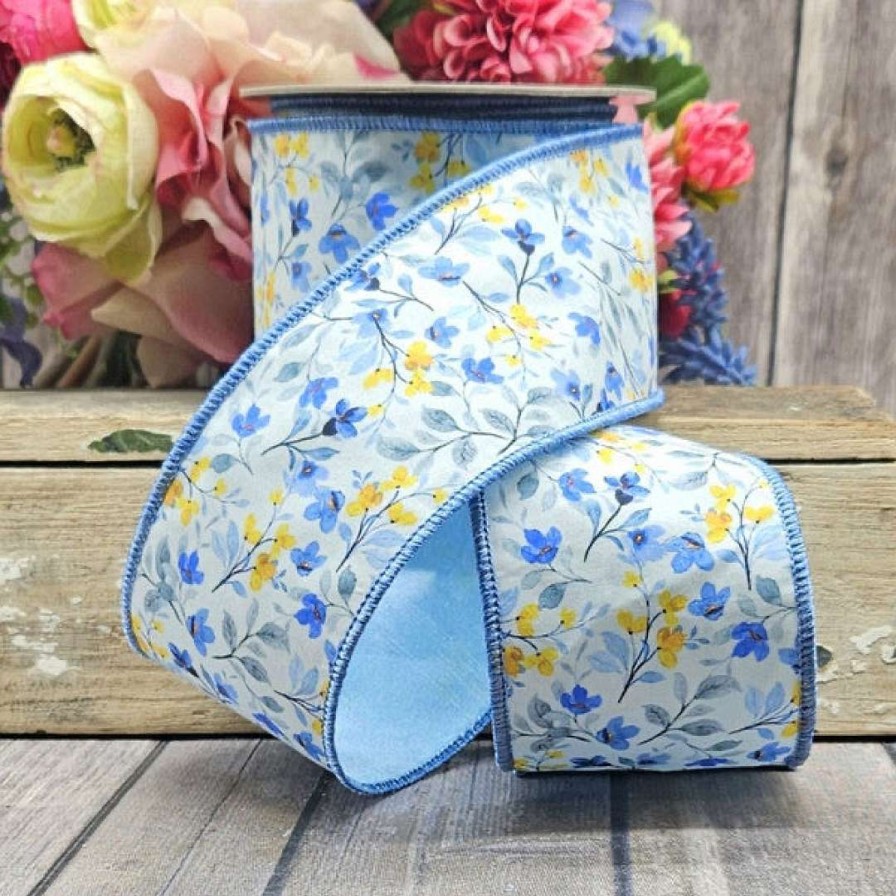 D. Stevens Spring Ribbon | Poplin Cosmos Ribbon, 3" X 10Yd