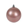 Farrisilk Ball Ornaments | Dusty Rose Candy Apple Ornament, 6"