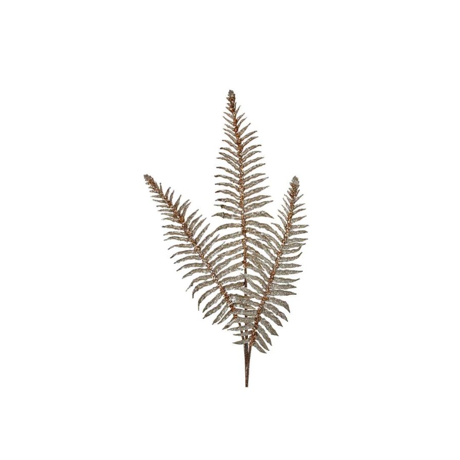 Regency Floral | Champagne Glitter Fern Spray