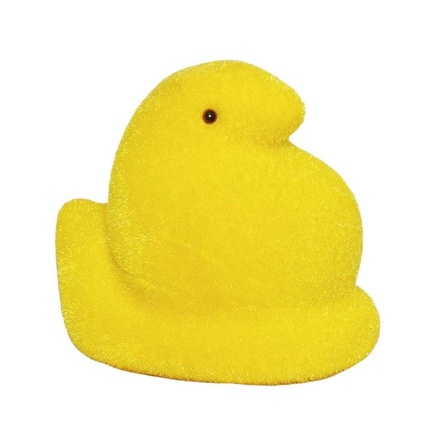 180 Degrees Figurines | Flocked Chick Peeps, 6"