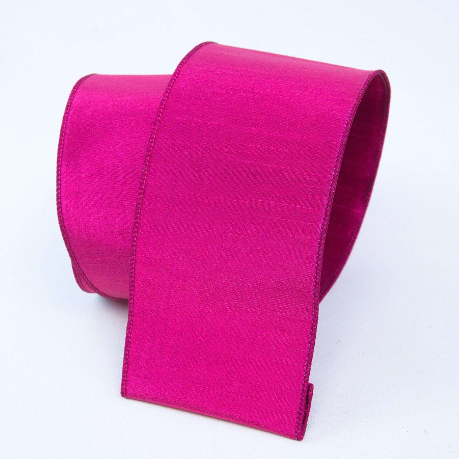 Farrisilk Ribbon | Fuchsia Luster Ribbon, 4"X10Yd