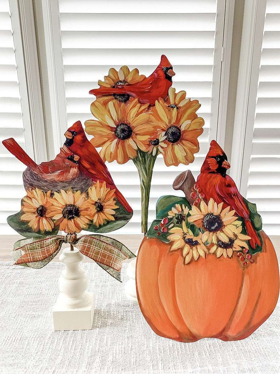 The Round Top Collection Wall Decor | Cardinal Sunflower