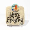 Happy Everything Home Accents | White Swirl Mini Plate Stand By Happy Everything!