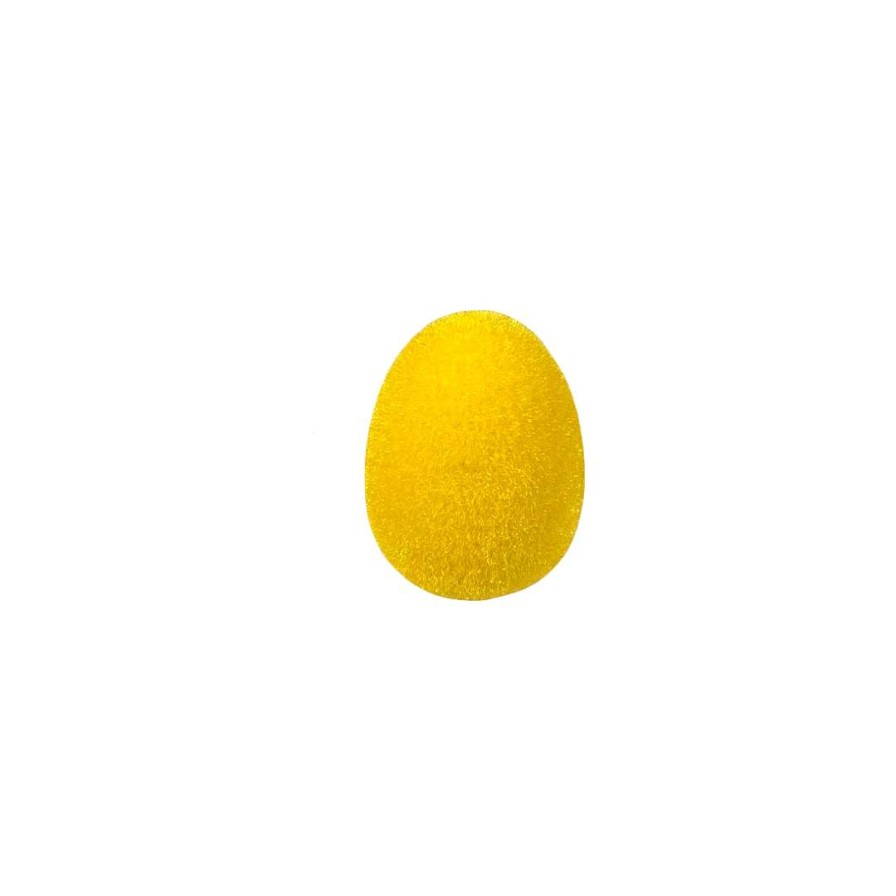 180 Degrees Table Decor | Yellow Flocked Eggs