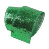 Farrisilk Ribbon | Emerald Sequin Luster Ribbon 4"X10Yd