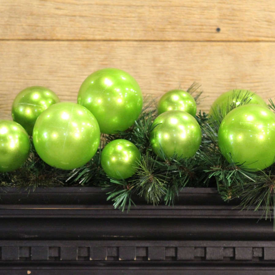 Farrisilk Garlands | Lime Green Ball Garland, 10'