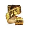 D. Stevens Mardi Gras | Sequin La Garconne Bright Gold Ribbon, 2.5" X 10Yd