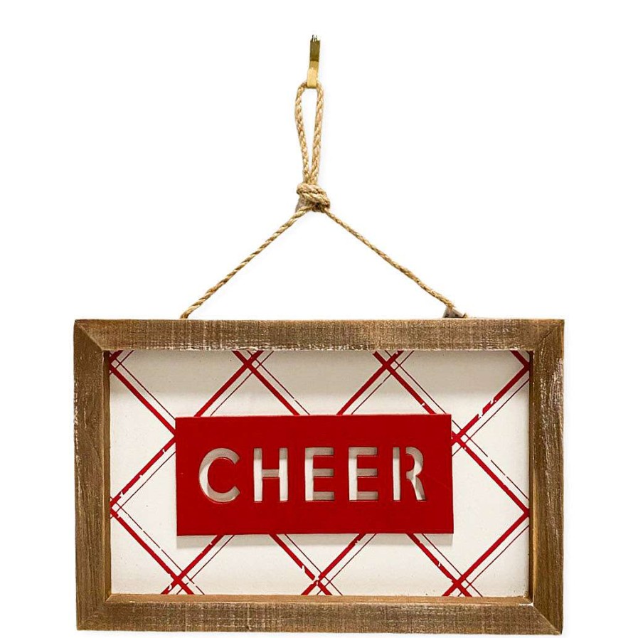 Transpac Wall Decor | Cheer Plaid Hanging Decor