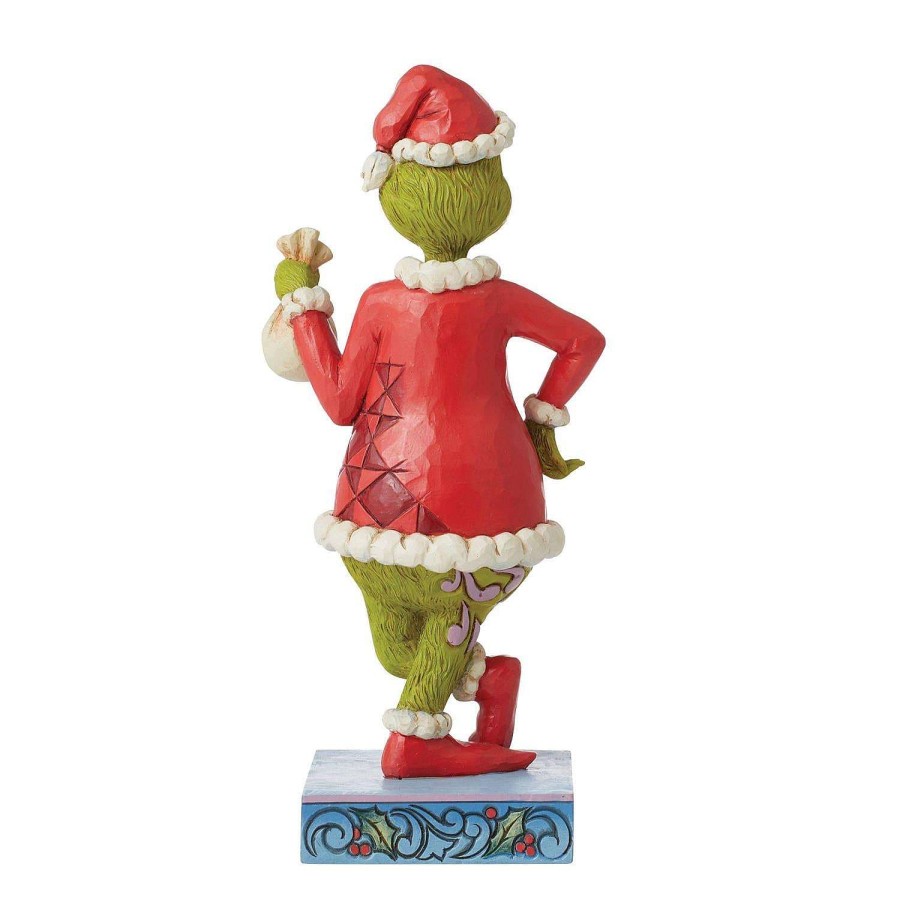 Department 56 Focal Points | Fig Grinch With Bag Of Coal, Dept. 56 Village