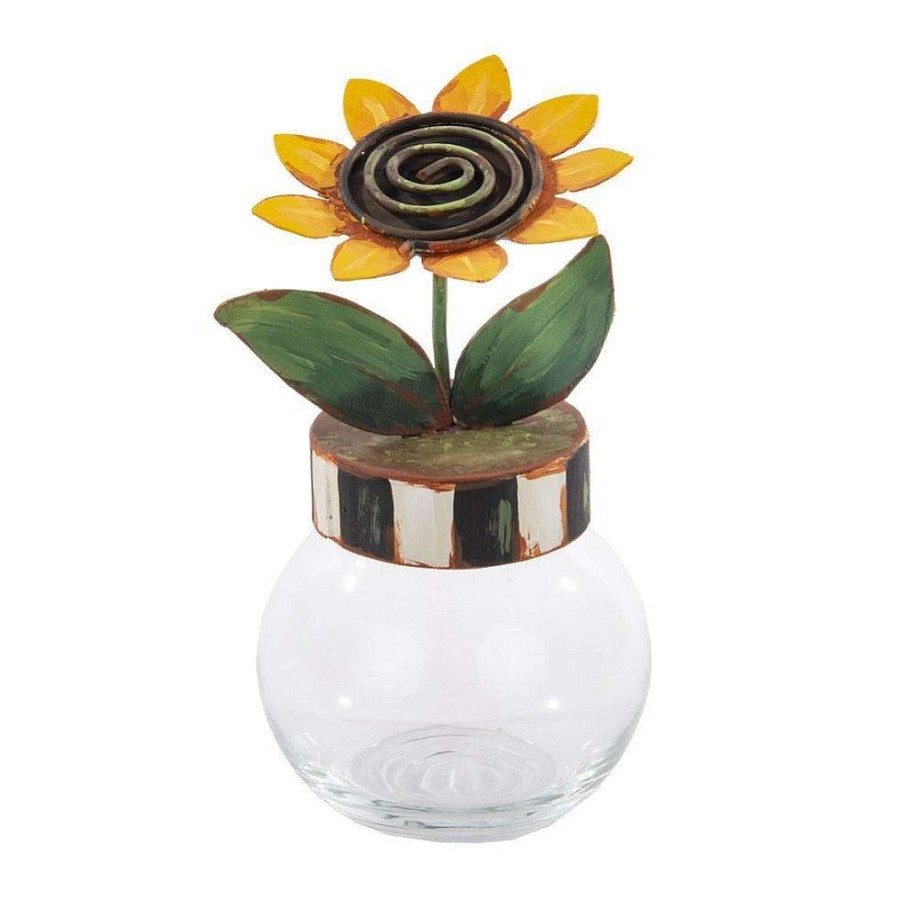 The Round Top Collection Table Decor | Sunflower Bubble Jar