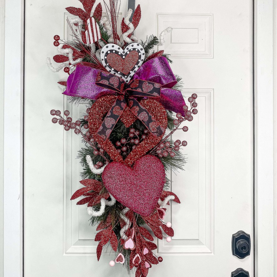 Craig Bachman Wall Decor | Glitter Hollow Heart