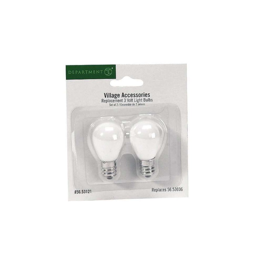 Department 56 Table Decor | Replacement 3 V Light Bulb Set Dept. 56 Village