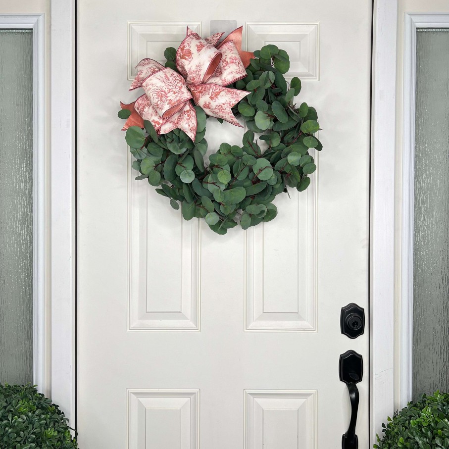 Miss Cayce's Door Decor | Blushing Eucalyptus Wreath