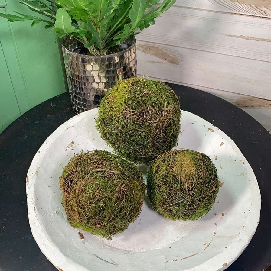 CRI Faux Plants | Moss Orb 6"