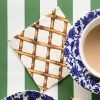 Hester & Cook Kitchen & Dining | Bamboo Lattice Cocktail Napkin Set