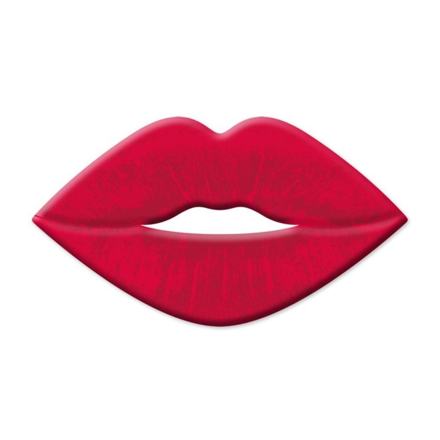 Craig Bachman Wall Decor | Red Metal Embossed Lips