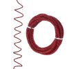 RAZ Table Decor | Red Glittered Rope Garland, 10'