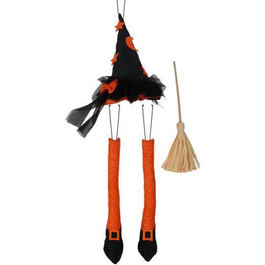 Craig Bachman Wall Decor | Witch Hat, Legs, And Broom Decor Kit