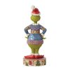 Department 56 Table Decor | Grinch Wearing Ugly Sweater Figurine, Dept. 56 Village