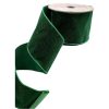 D. Stevens St. Patrick'S Day | Green Dots Velvet Ribbon, 4" X 10Yd