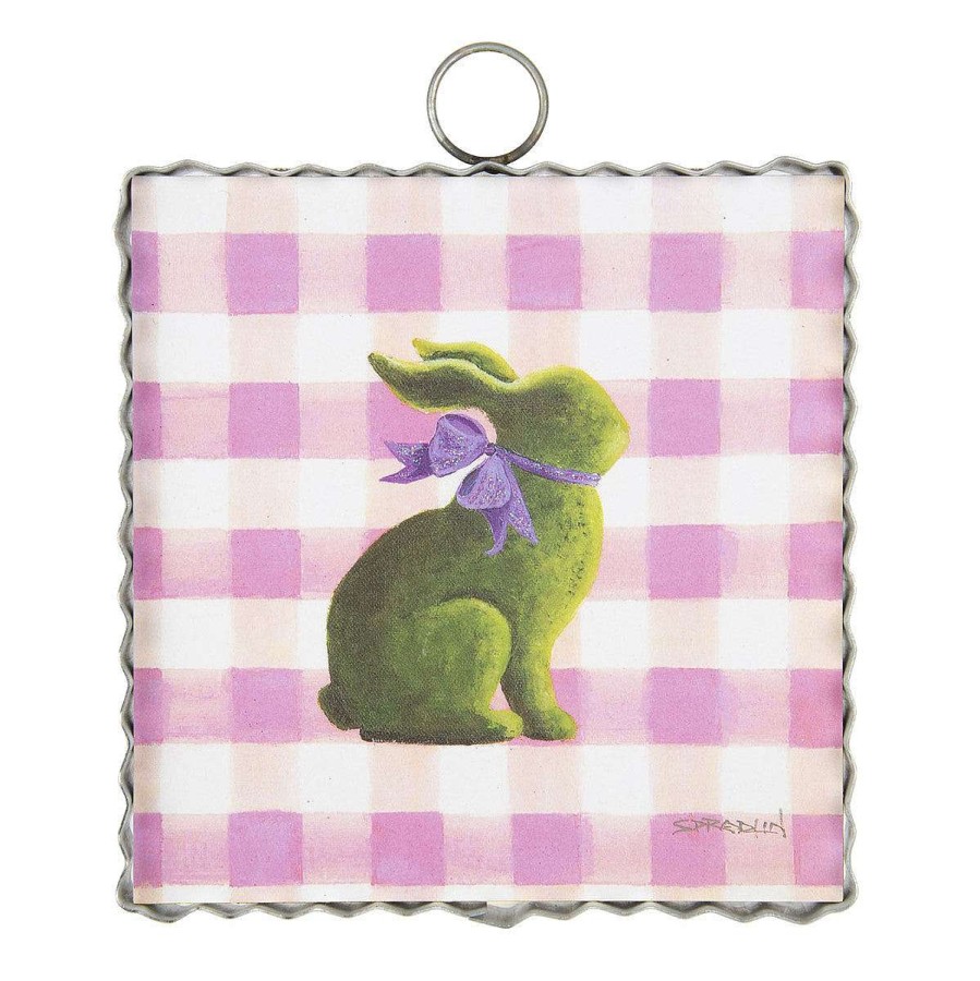 The Round Top Collection Wall Decor | Moss Bunny Mini Gallery Art