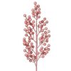 Regency Floral | Blush Glittered Cluster Berry Spray, 24"